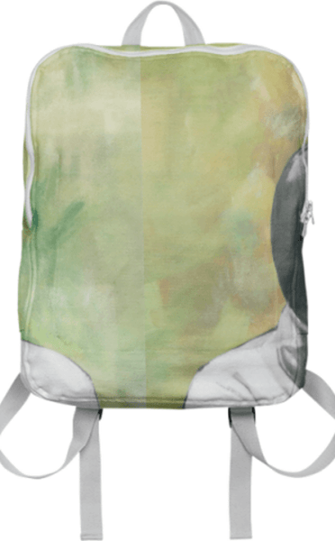 Fencer on Green Backpack